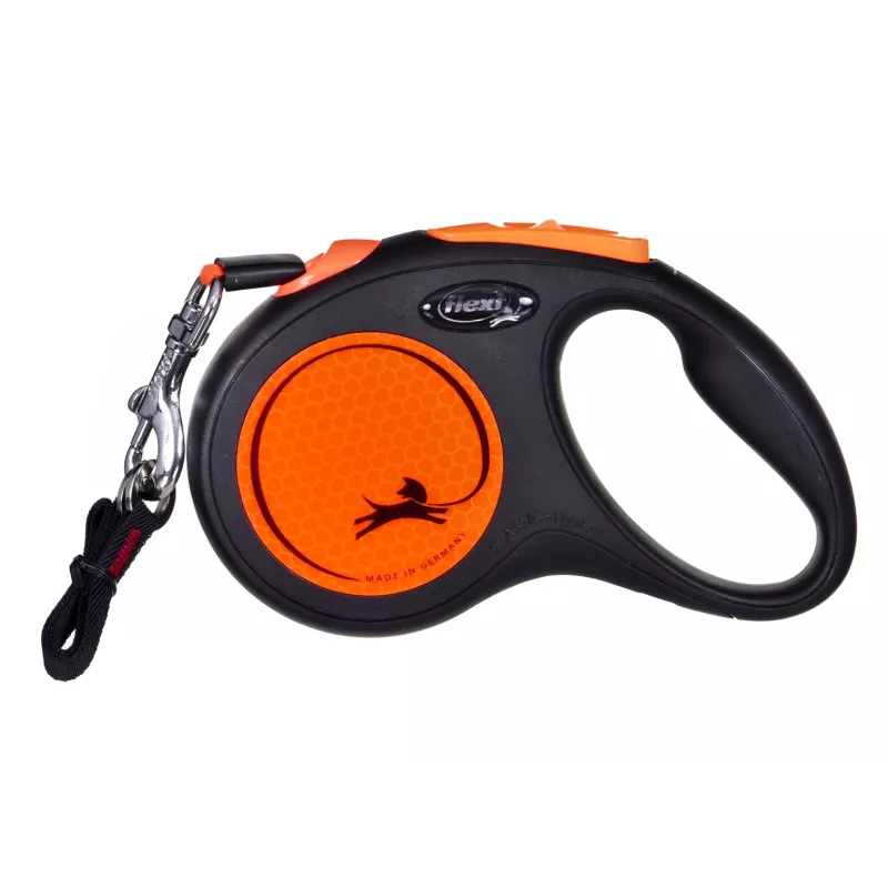FLEXI uusi Neon M - automaattinen koiran flexi - 5 m
