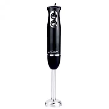 Maestro MR-511 keittiökoneen tehosekoitin — 500 W, 2 nopeutta, pulssi, turbo, irrotettava 900 ml säiliö, ruostumattomat terät, musta