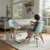 Ergo Office lasten ergonominen korkeussäädettävä työpöytä, harmaa, enintään 100 kg, ER-417 2cz