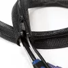 LOGILINK KAB0047 LOGILINK joustava vetoketjullinen kaapeliorganisaattori, musta 2m