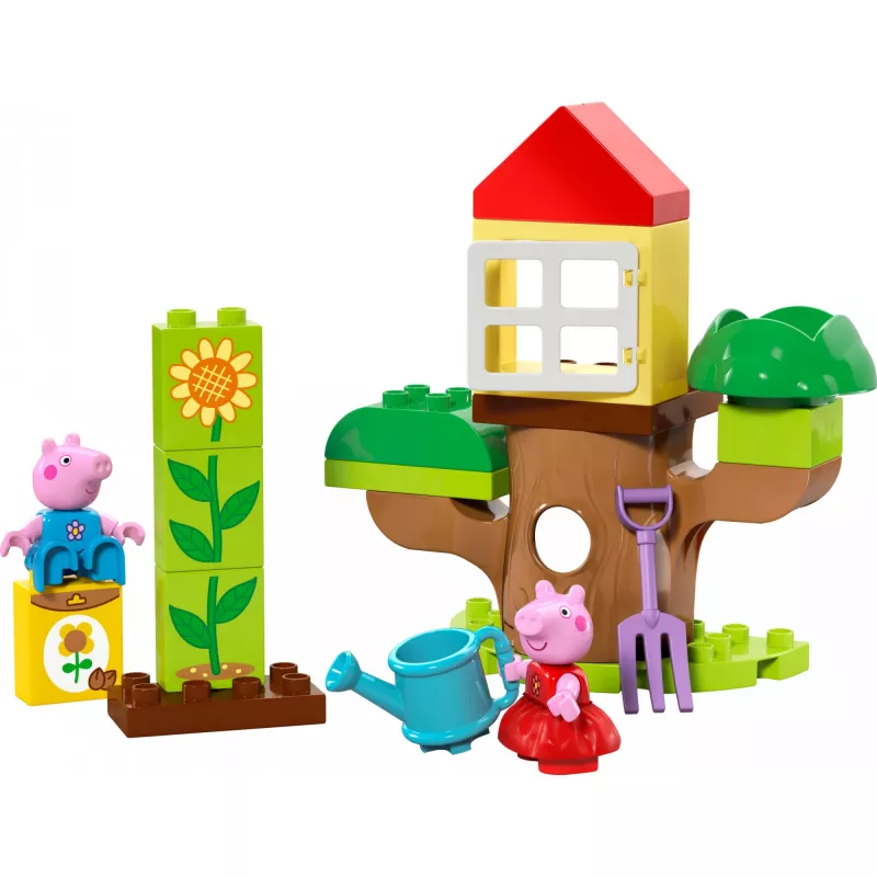 Lego 10431 Duplo Peppa Pig puutarha ja puumaja leikkisetti