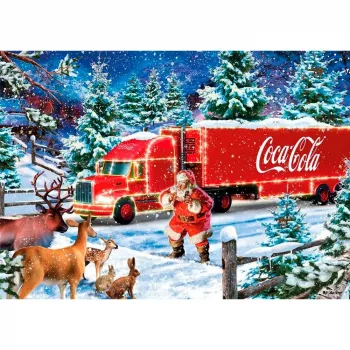 Palapeli Schmidt Spiele Coca Cola Christmas Truck 1000 palaa