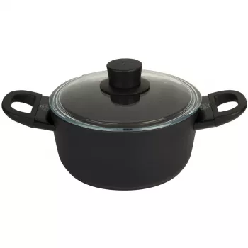 BALLARINI 75002-921-0 kattila pyöreä musta alumiini 24 cm