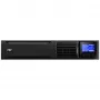 Rack-UPS fsp/fortron CHAMP 3K RACK — 3000 VA, 2400 W, 110–300 V, ±1 % akkukäytössä, 4 AC-lähtöä, USB