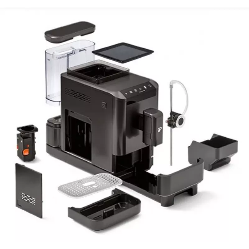 Espressokone Tchibo Esperto2 Milk musta — integroitu maitovaahdotin, automaattinen espressokone työtasolle
