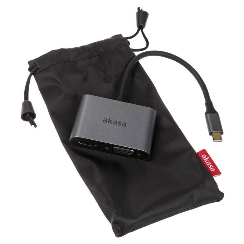 Adapteri USB Type-C Akasa AK-CBCA23-18BK