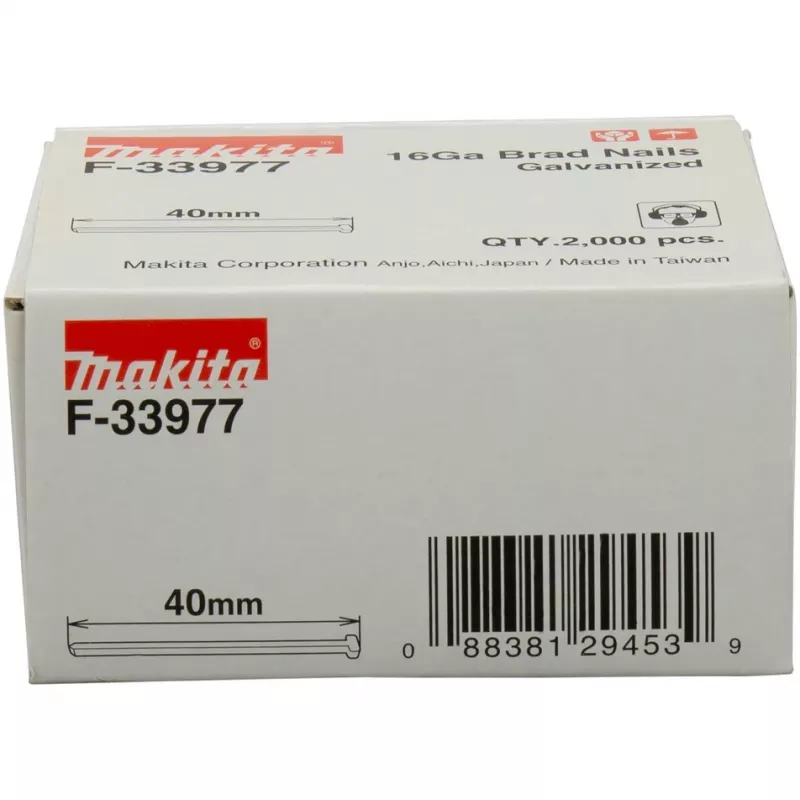 Makita F-33977 naulat, 1,3 x 40 mm, 2000 kpl
