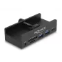DeLOCK 64285 USB 2.0 Type-A -keskitin 5000 Mbit/s musta