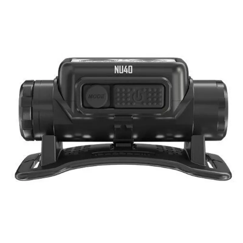 Otsalamppu Nitecore NU40 musta LED 2 lamppua IP68