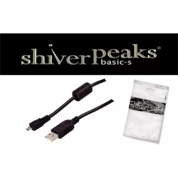 USB-kaapeli ShiverPeaks BS77388 1,5 m USB-A Mini-USB B musta