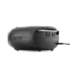 Radio-soitin JVC RC-E444B musta CD-soittimella ja FM-virittimellä