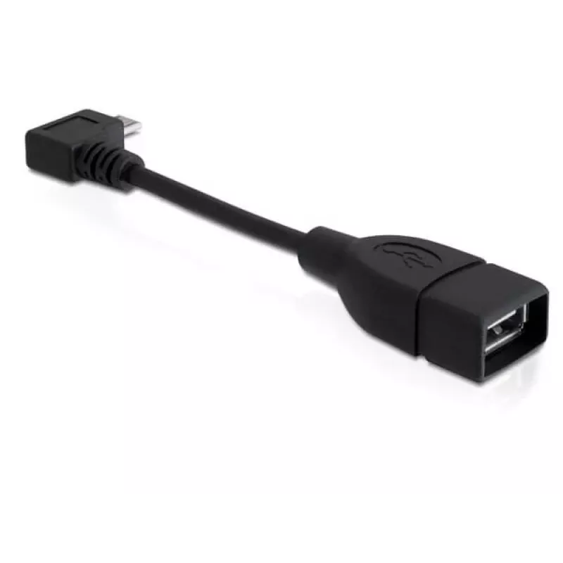 USB-kaapeli DeLOCK 83104 Micro-USB B - USB A 0,11 m musta