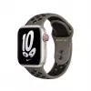 Ranneke Apple Smartwatch, 41 mm oliivinharmaa/musta Nike Sport Band, fluoroelastomeeri, ranne 130–200 mm