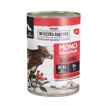 Märkäruoka koirille wiejskazagroda Monoprotein Line kalkkuna lampaan kanssa 800 g, 76,9 % kosteus, 11,2 % proteiini