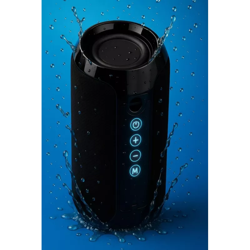 Kannettava Bluetooth-stereokaiutin SQUEAK SQ1008 — 14W RMS, Bluetooth 5.3, 1200 mAh, IPX4, FM, LED, AUX, USB