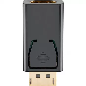 Wentronic Goobay DisplayPort–HDMI-sovitin 1.1, HDMI standardiliitin (tyyppi A) - HDMI standardiliitin (tyyppi A) > DisplayPort-pistoke (51719)