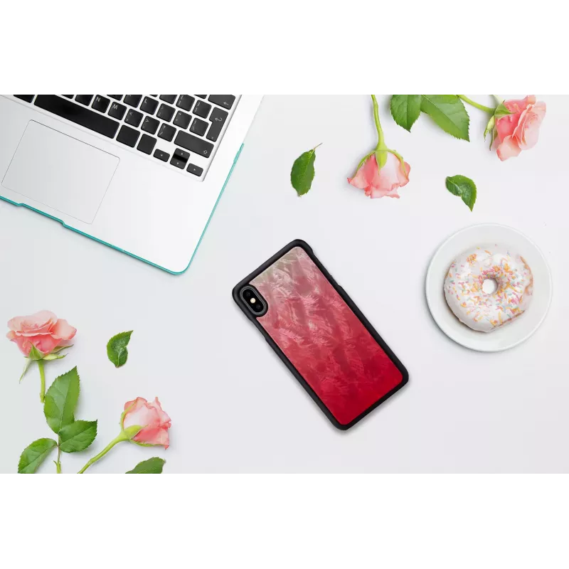 iKins älypuhelinkotelo iPhone XS Max – pink lake mustin yksityiskohdin