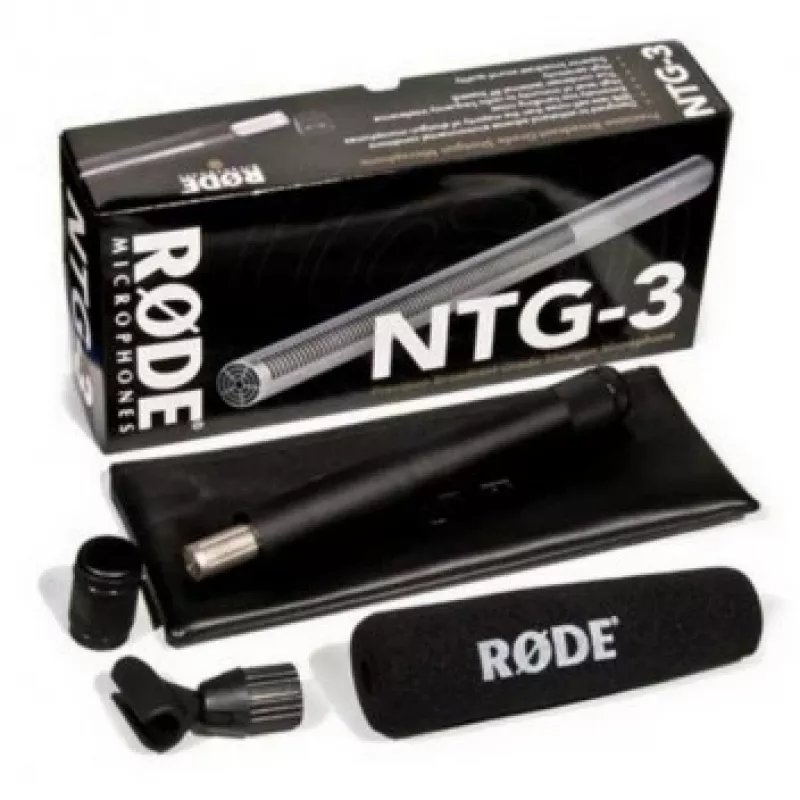 RØDE NTG-3B mikrofoni musta lava-/esiintymismikrofoni