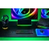 Razer BlackWidow V4 Low-Profile Tenkeyless HyperSpeed pelinäppäimistö, vihreät kytkimet, US-asettelu