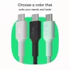 Kaapeli USB-C-USB-C PowerStream 100W punottu 1,2m valkoinen