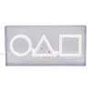 Pöytä- ja riippuvalaisin Paladone LED Neon Light Squid Game Design PP13775SG