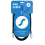 SSQ MIDI2 SS-1418 kaapeli MIDI (5-pin) - MIDI (5-pin) 2 m musta