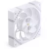 120 mm kotelotuuletin Jonsbo HF2-120 valkoinen — Reverse Blade, PWM, ARGB