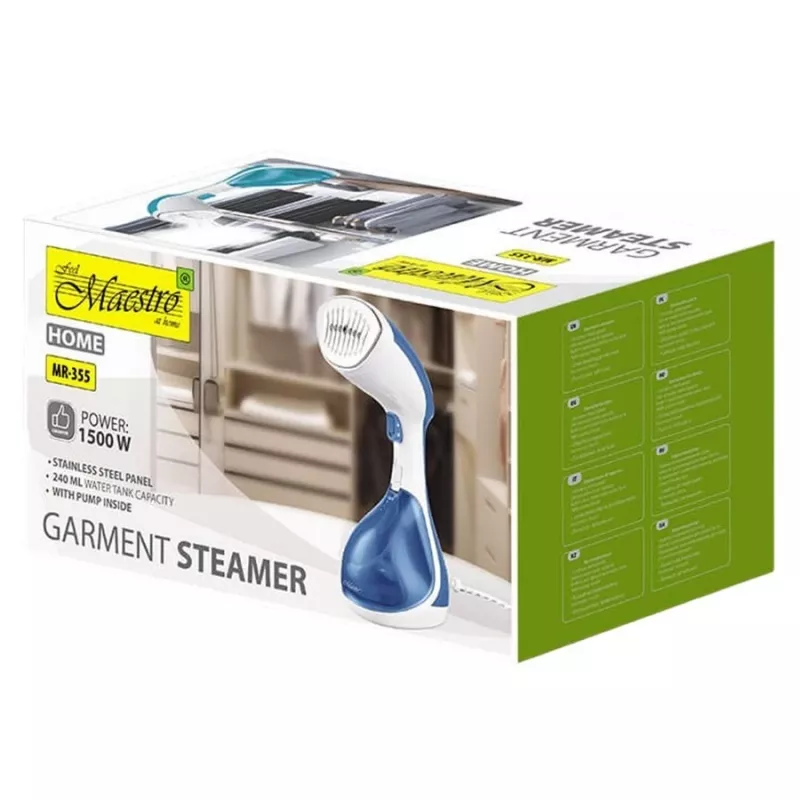 Maestro MR-355-BLUE vaatehöyrystin, 1500 W, sininen
