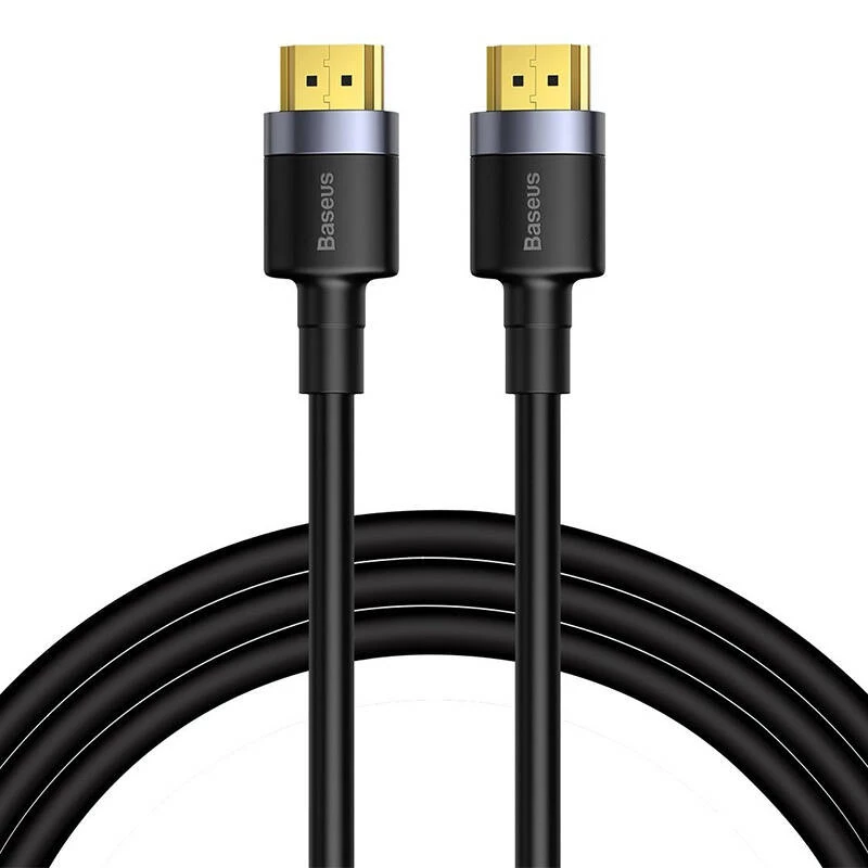 Baseus Cafule 4KHDMI Male To 4KHDMI Male adapterikaapeli 2m musta