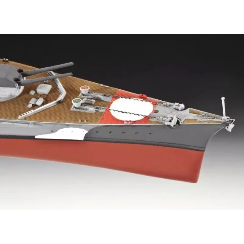 Sotalaivan pienoismallirakennussarja Revell Bismarck 1:700