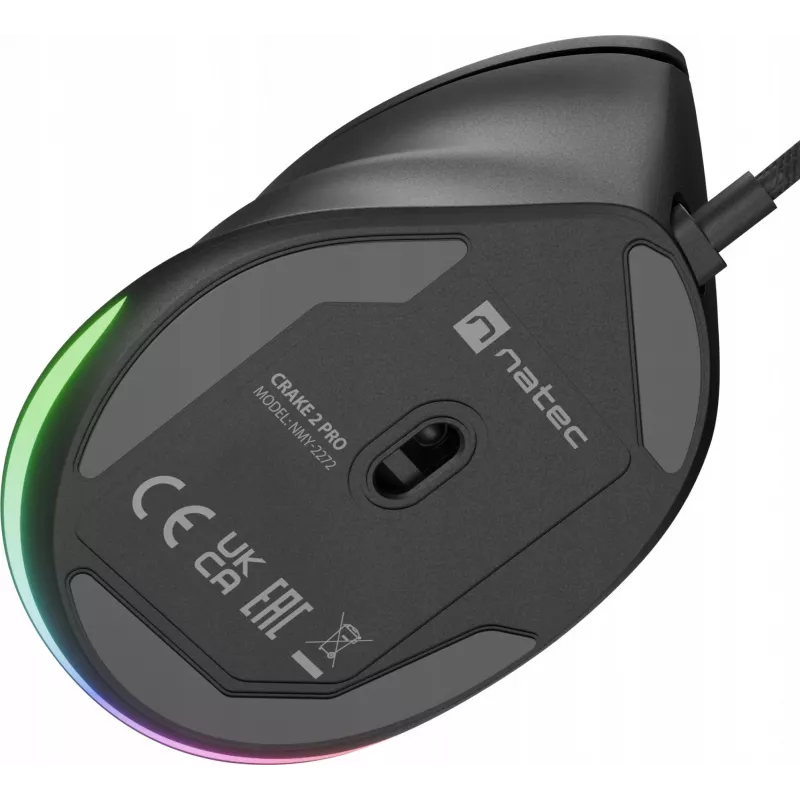 NATEC Crake 2 Pro hiiri yleinen oikeakätisille USB Type-A optinen 12800 DPI