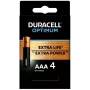 Duracell OPTIMUM AAA alkaliparistot 4 kpl:n pakkaus – pitkäkestoista energiaa pienille laitteille