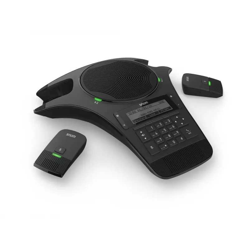 snom C520-WiMi - VoIP-konferenssipuhelin - Bluetooth-liitännällä - DECT - kolmen tien puhelutoiminto - SIP - 3 linjaa - musta (4356)