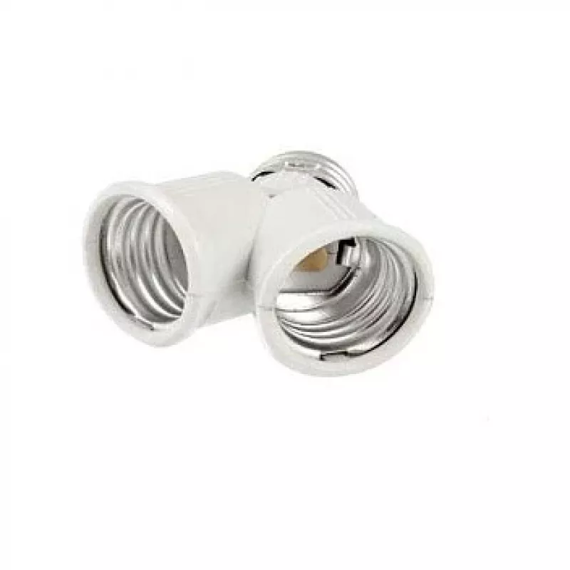Synergy 21 LED-sovitin LED-lampuille E27->2*E27