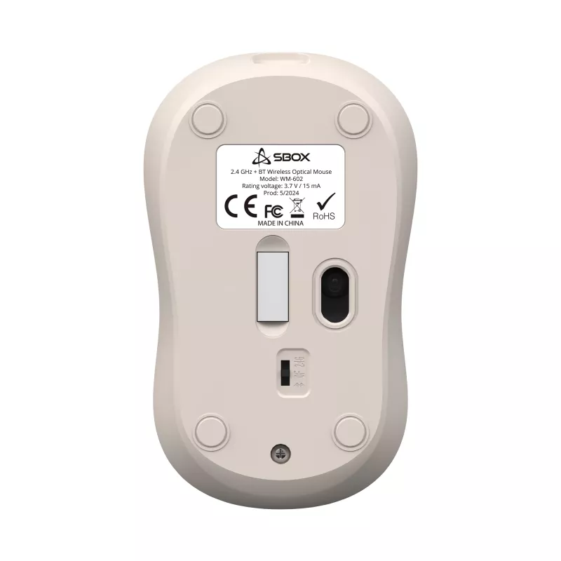 Hiiri SBOX WM-602 beige langaton liitäntä