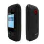eSTAR Digni Flip 6,1 cm (2.4) 102 g musta, punainen senioripuhelin