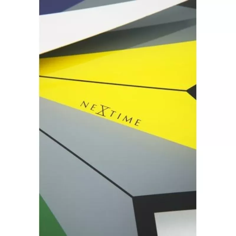 NeXtime kello 8163 Circus, Ø43 cm, seinäkello, musta/monivärinen