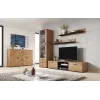 Cama olohuoneen sideboard UNI lefkas tammi/musta