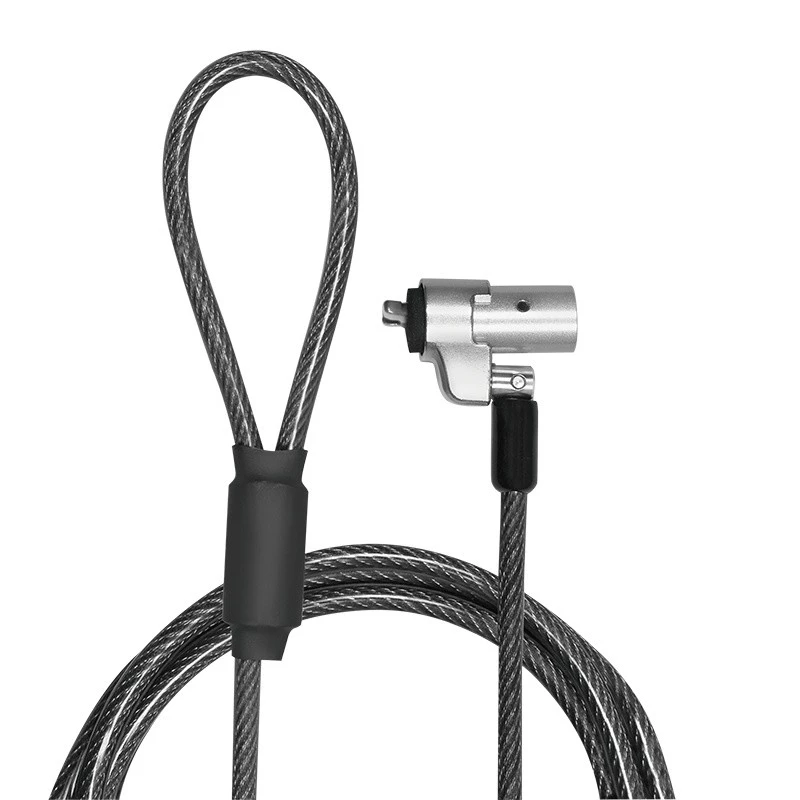 Kaapelilukko LogiLink NBS012 musta hopea