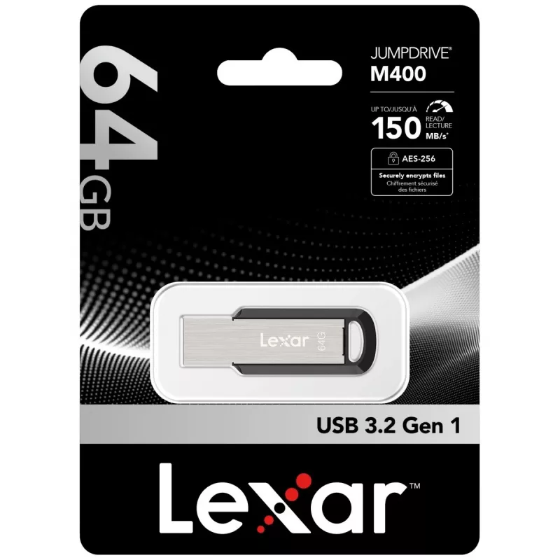 USB-muistitikku Lexar 64 GB USB Type-A 3.2 Gen 1 JumpDrive M400