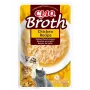 Märkäruoka kissoille INABA Ciao Broth kana 40 g pussi — lihaisa neste, viljaton, gluteeniton ja soijaton