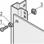 Schroff Pentair Techn. asennustarvikesarja 21101-810 VE100 (21101810)