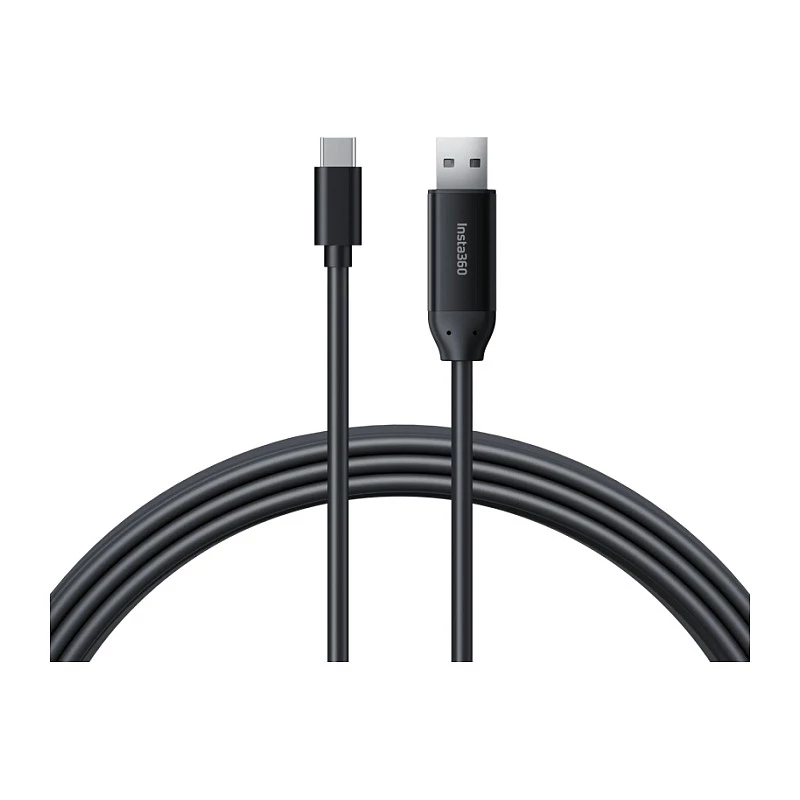 USB-A–USB-C-kaapeli Insta360 Connect Extra Long 10 m – data- ja latauskaapeli USB-C-laitteille