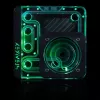 Stealkey Customs SK-UNI 120D Distroplate D-RGB – musta Edition