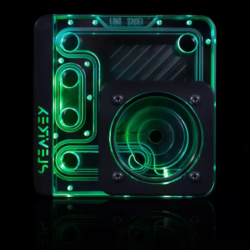 Stealkey Customs SK-UNI 120D Distroplate D-RGB – musta Edition