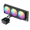 Gamemax CPU-nestekühler | GLACIER 360 LCD BK | Intel, AMD
