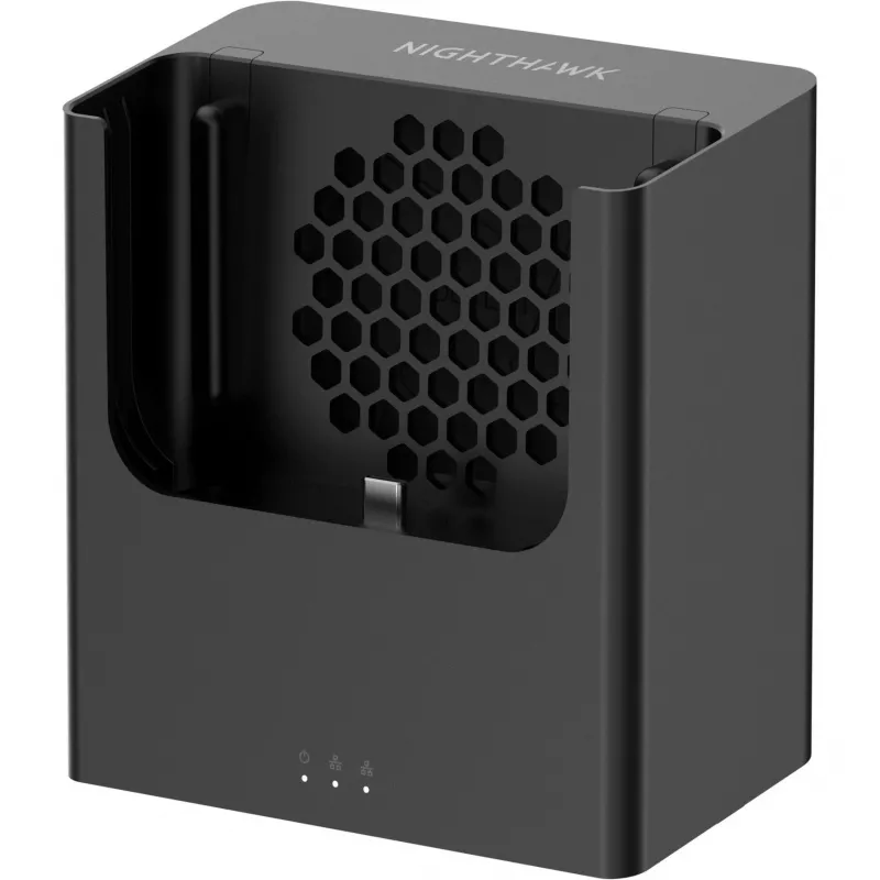 MD200 Nighthawk Mobile Hotspot -telakka, sovitin musta