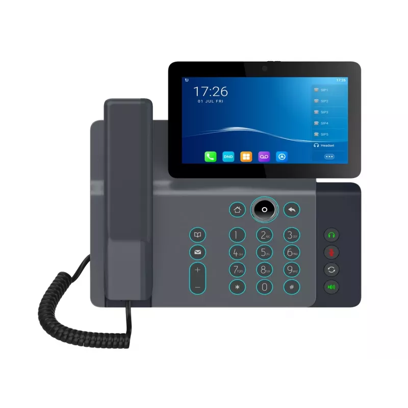 Fanvil V67 IP-puhelin musta 20 linjaa LCD Wi-Fi