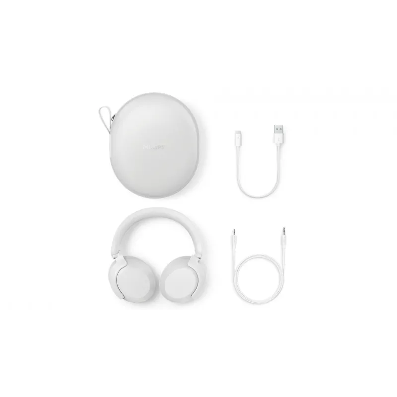 Philips TAH8000EWT/00 kuulokkeet/headset langaton panta puhelut/musiikki USB Type-C Bluetooth valkoinen