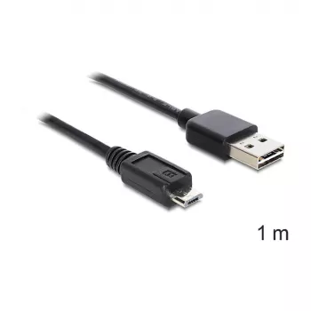 USB-kaapeli DeLOCK EASY-USB 2.0-A USB 2.0 micro-B 1 m